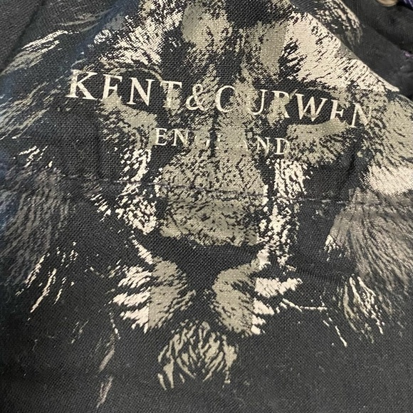 Kent & Curwen Men’s Black Washed Bootcut Jeans Pants Size 36 $295 Retail Rare! - Picture 8 of 14